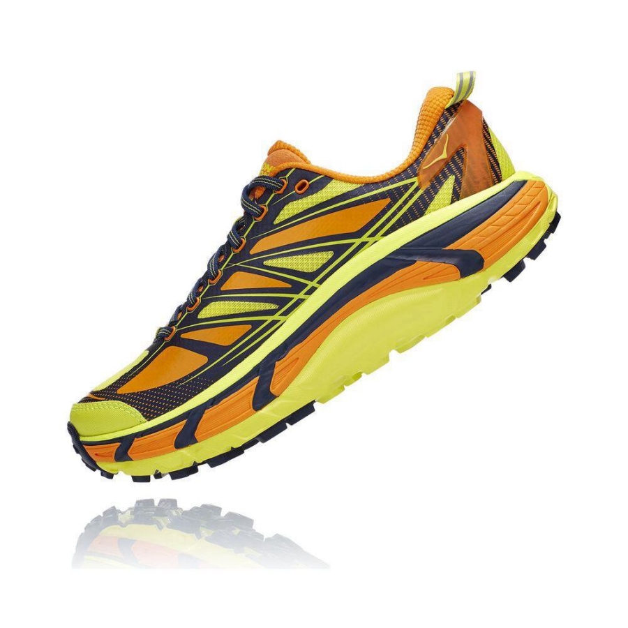 Hoka Mafate Speed 3 Men's Hiking Shoes Yellow / Orange | IL84352XB