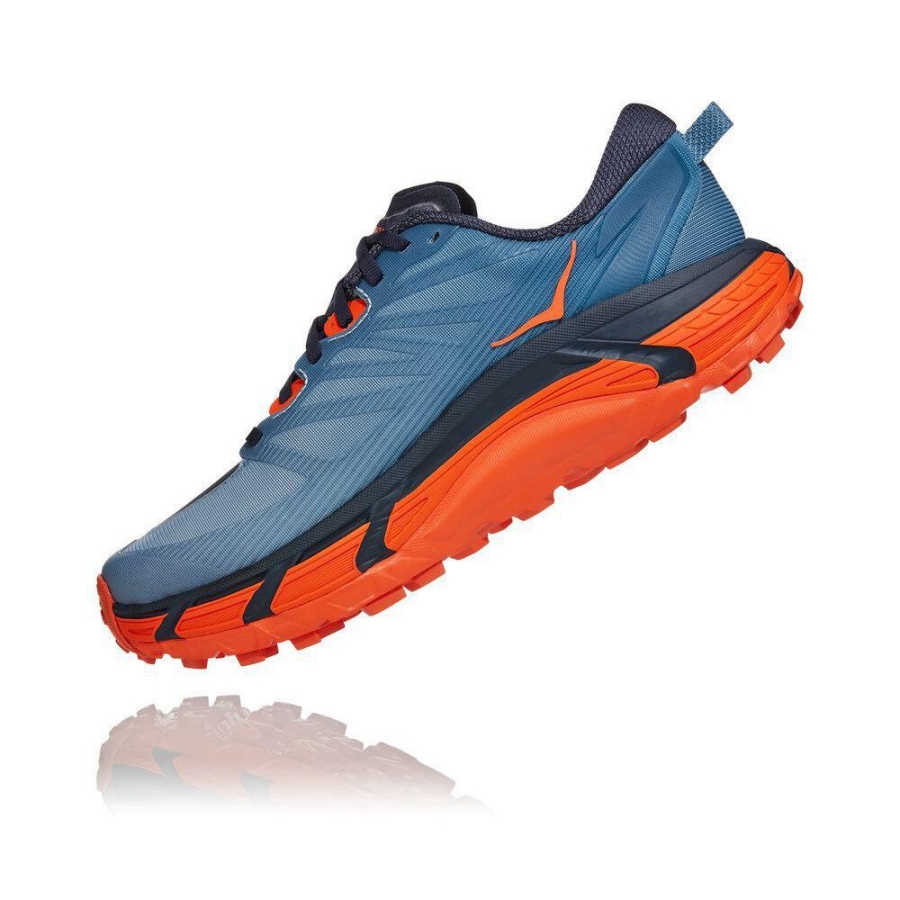 Hoka Mafate Speed 3 Men's Trail Running Shoes Blue | IL57342OX