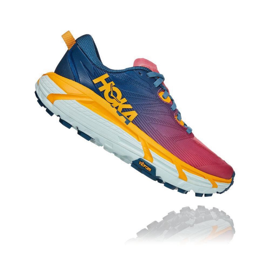 Hoka Mafate Speed 3 Women's Sneakers Blue / Pink | IL78512MX