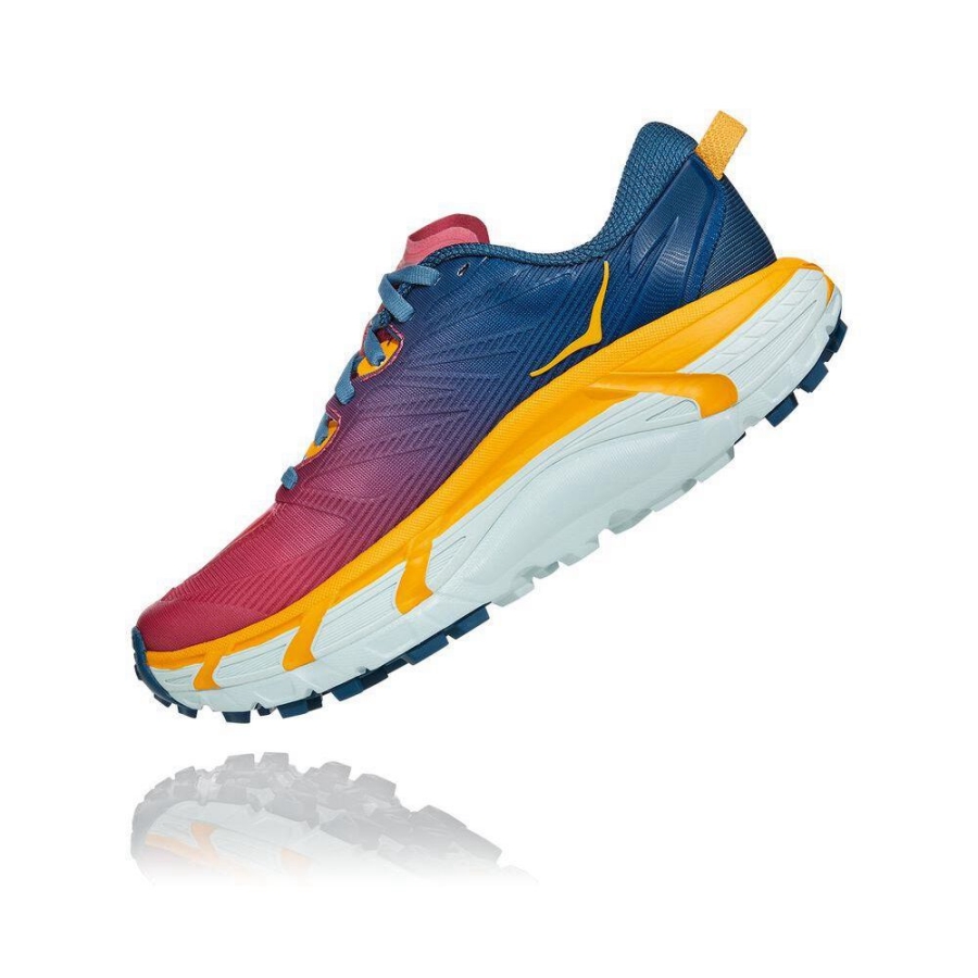 Hoka Mafate Speed 3 Women's Sneakers Blue / Pink | IL78512MX