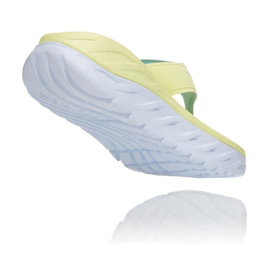 Hoka ORA Women's Recovery Flip Flops Yellow | IL46581HI