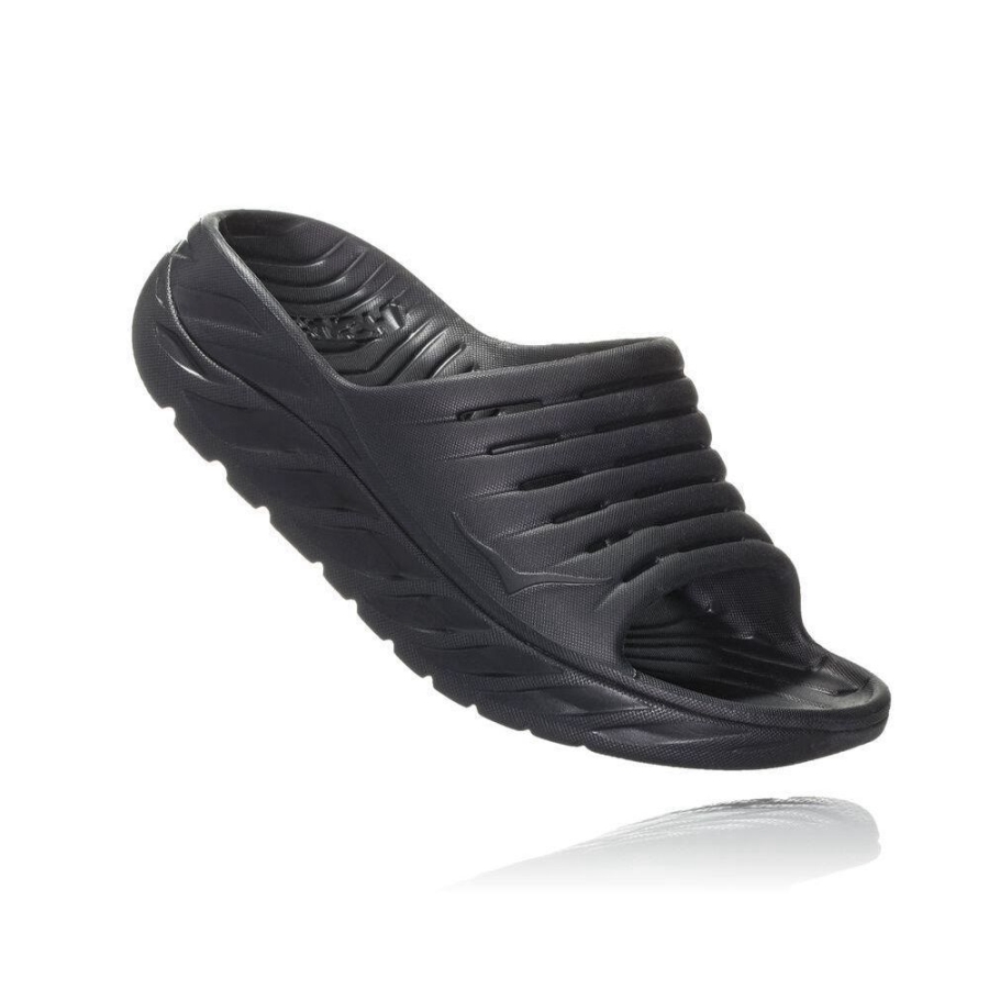 Hoka ORA Women\'s Recovery Slides Black | IL14907YF