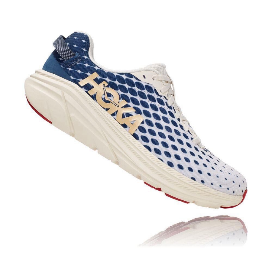 Hoka Rincon 2 Men's Road Running Shoes Navy / White | IL95372TV