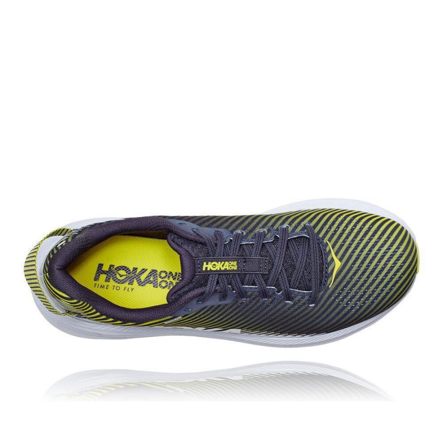 Hoka Rincon 2 Men's Walking Shoes Grey / Green | IL94523GV