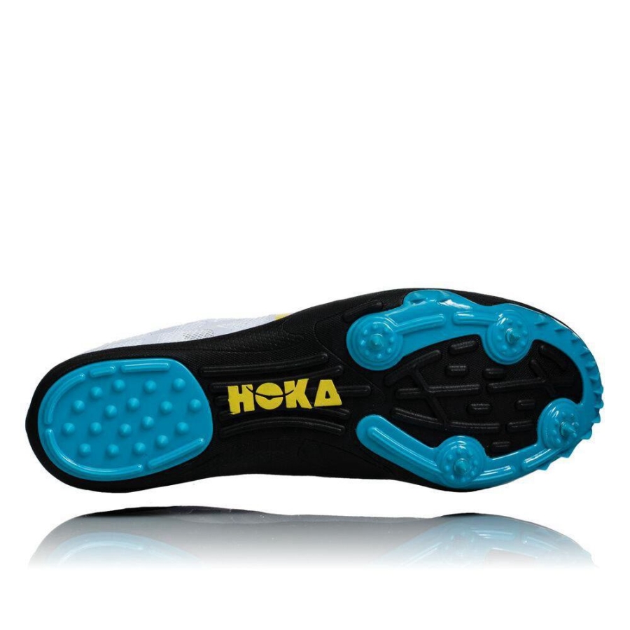 Hoka Rocket LD Men's Spikes Shoes White | IL02598MD