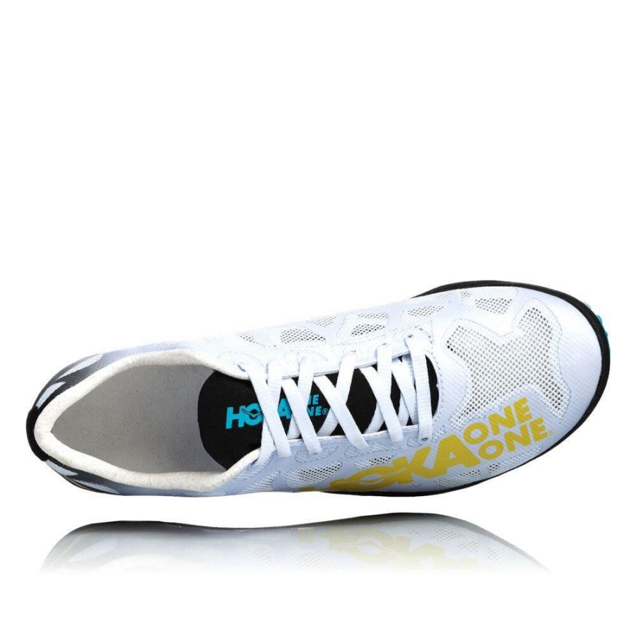 Hoka Rocket LD Men's Spikes Shoes White | IL02598MD