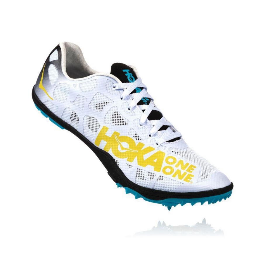 Hoka Rocket LD Men\'s Spikes Shoes White | IL02598MD