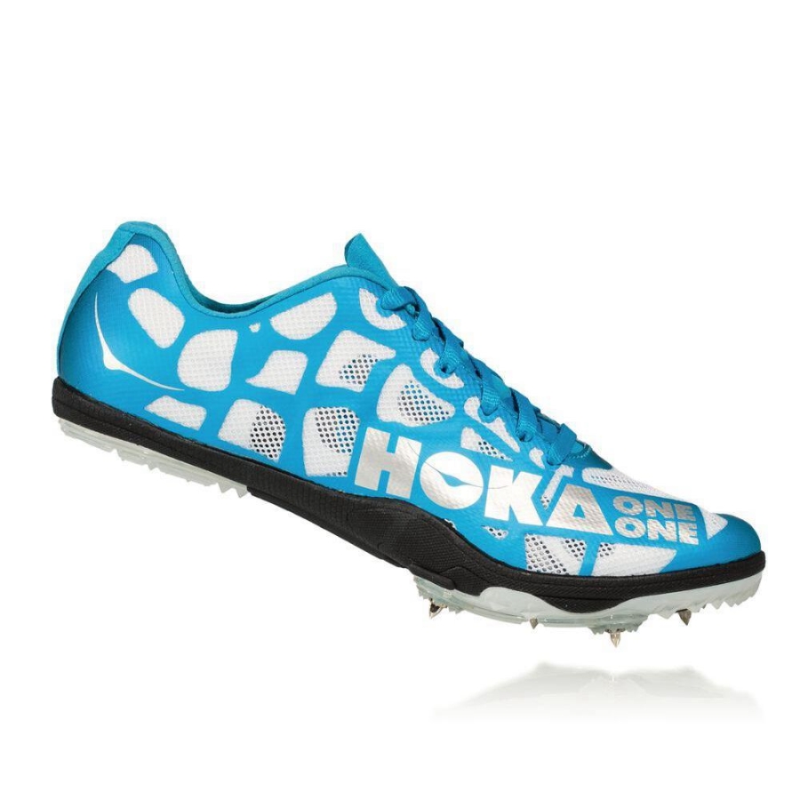 Hoka Rocket LD Women's Spikes Shoes Blue / Black / White | IL31256RD