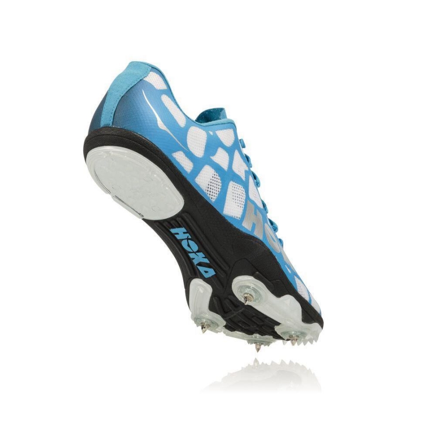 Hoka Rocket LD Women's Spikes Shoes Blue / Black / White | IL31256RD