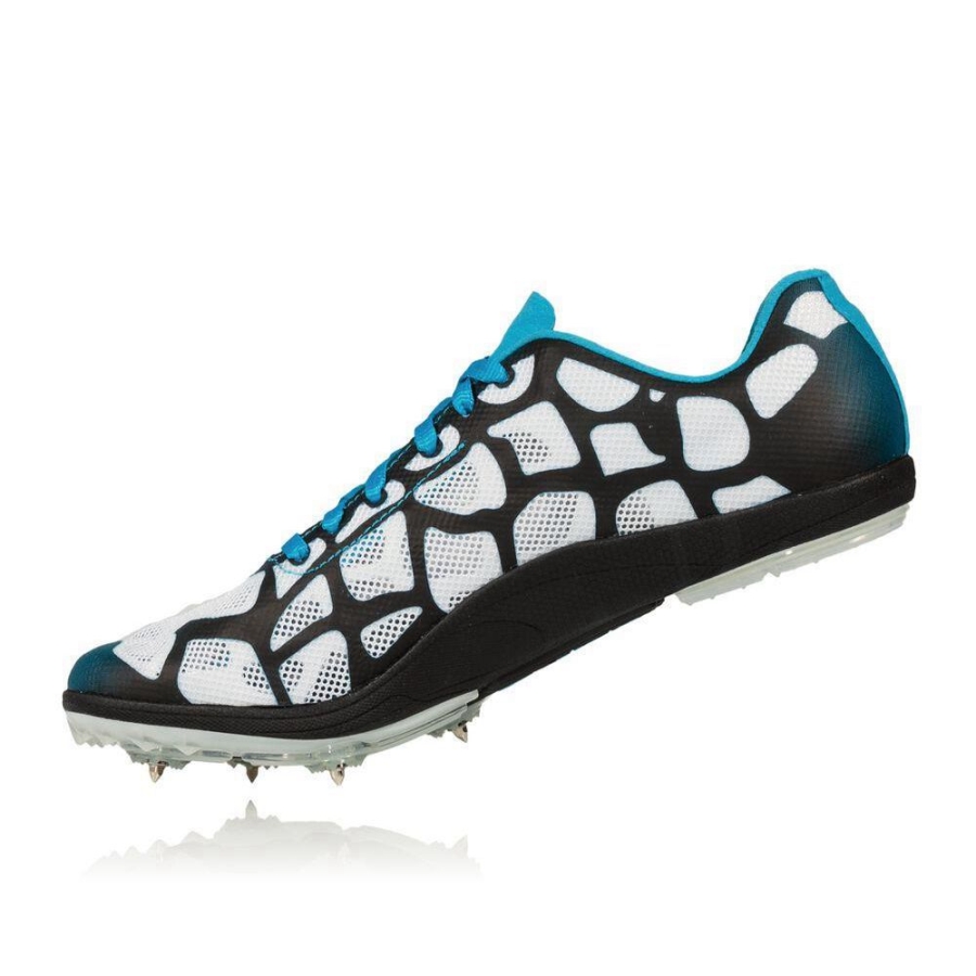 Hoka Rocket LD Women's Spikes Shoes Blue / Black / White | IL31256RD