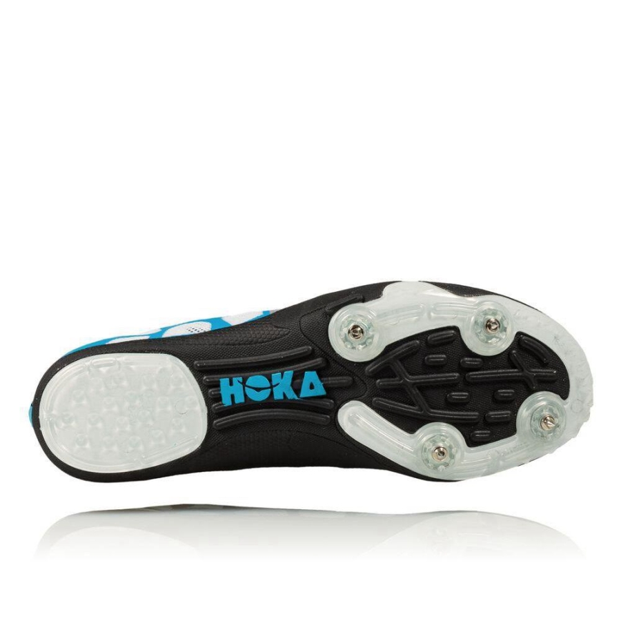 Hoka Rocket LD Women's Spikes Shoes Blue / Black / White | IL31256RD