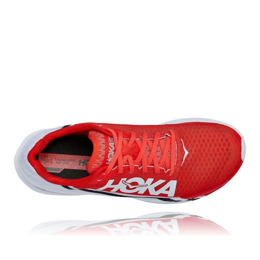 Hoka Rocket X Men's Road Running Shoes Red | IL24591CX