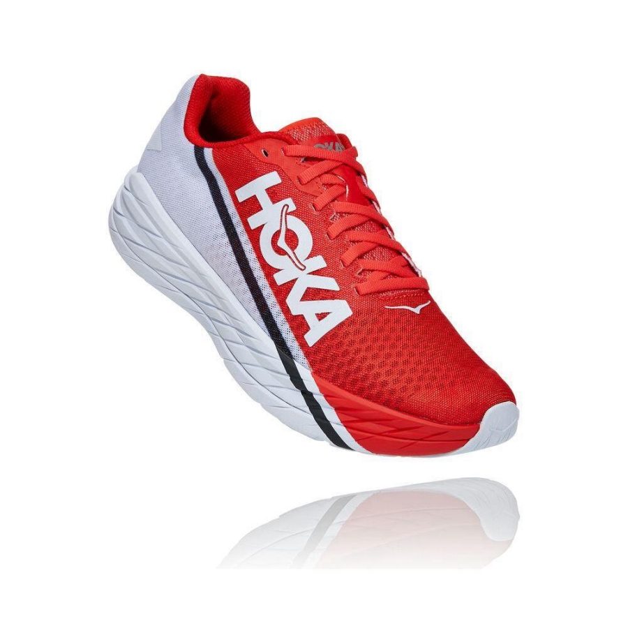 Hoka Rocket X Men\'s Road Running Shoes Red | IL24591CX