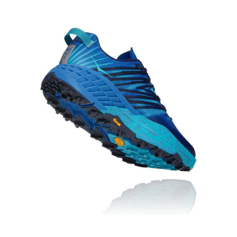 Hoka Speedgoat 4 Men's Hiking Shoes Blue | IL29851SL