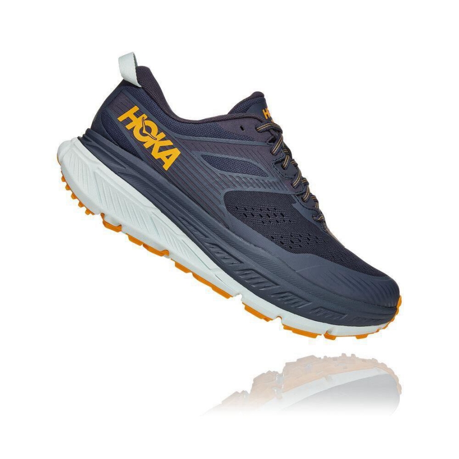 Hoka Stinson ATR 6 Men's Sneakers Navy | IL97385PN