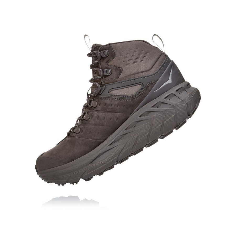 Hoka Stinson Mid GTX Men's Hiking Boots Grey | IL27059PX