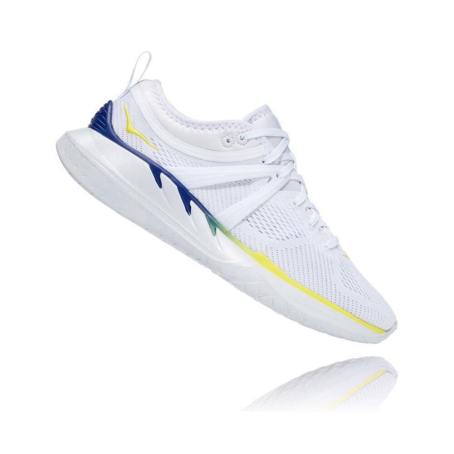 Hoka Tivra Women's Road Running Shoes White / Blue | IL26458LS