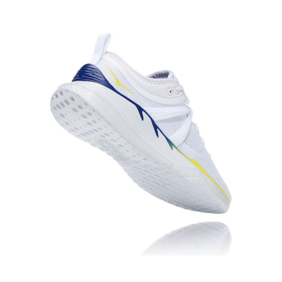 Hoka Tivra Women's Road Running Shoes White / Blue | IL26458LS