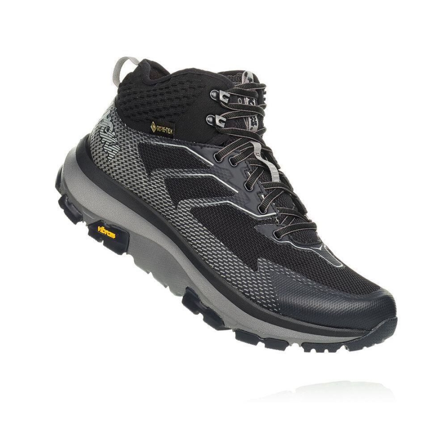 Hoka Toa GTX Men\'s Hiking Boots Black / Grey | IL68253HX