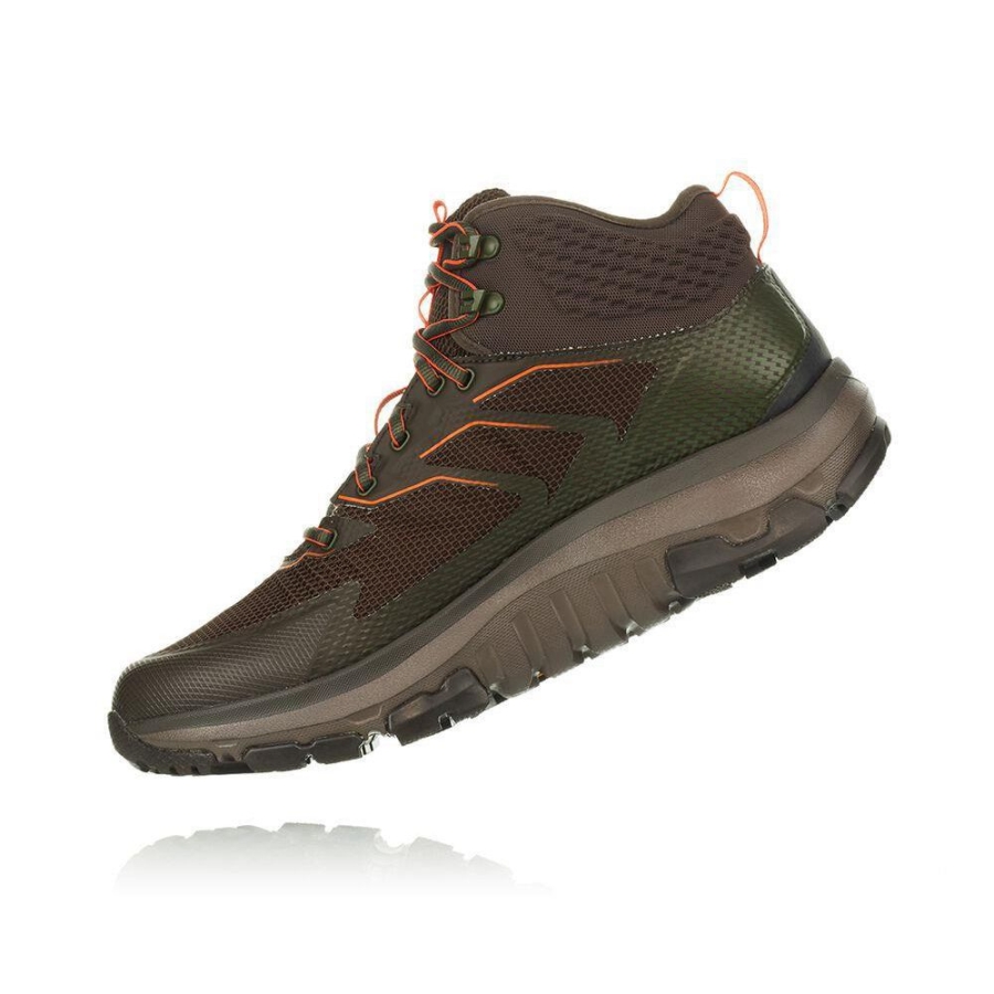 Hoka Toa GTX Men's Sneakers Green / Brown | IL41563OZ