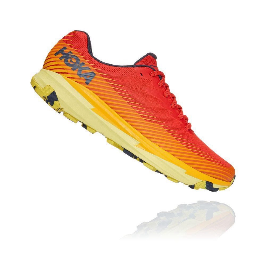 Hoka Torrent 2 Men's Trail Running Shoes Red | IL85670MN