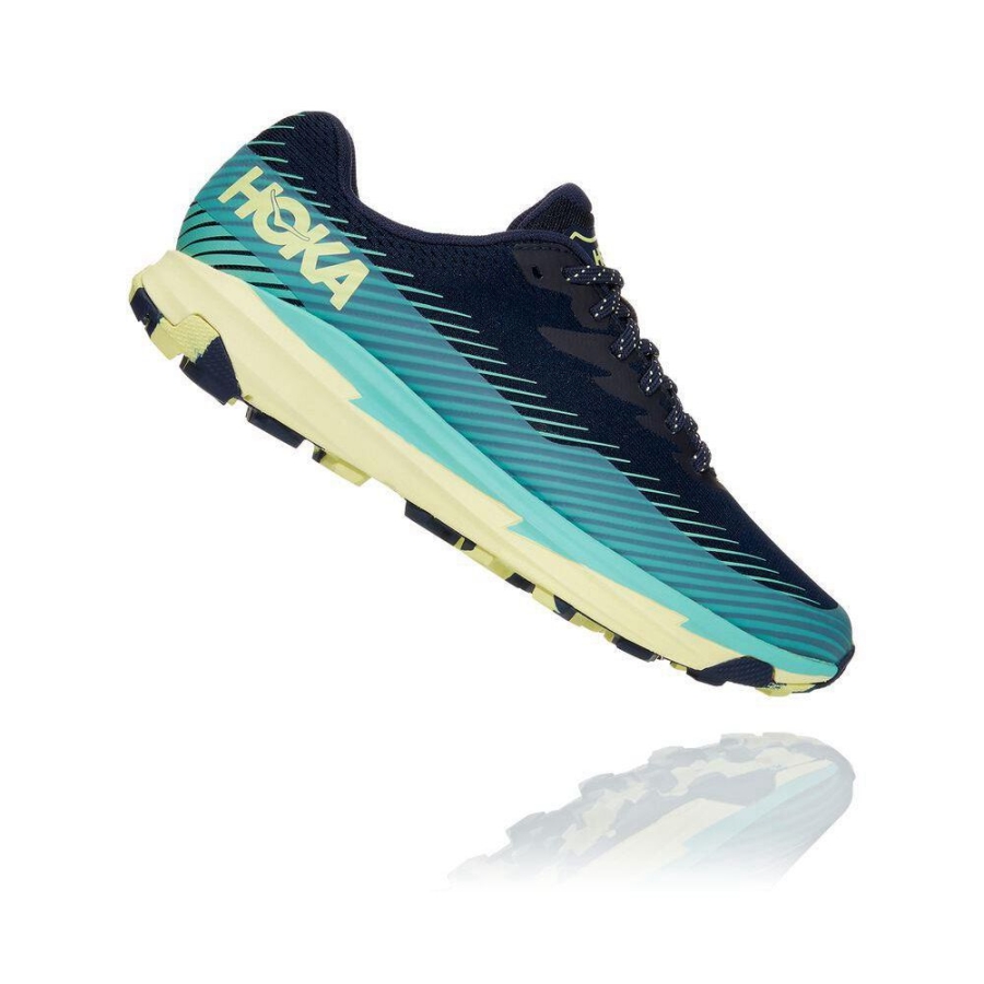 Hoka Torrent 2 Women's Trail Running Shoes Black / Blue | IL10984JO