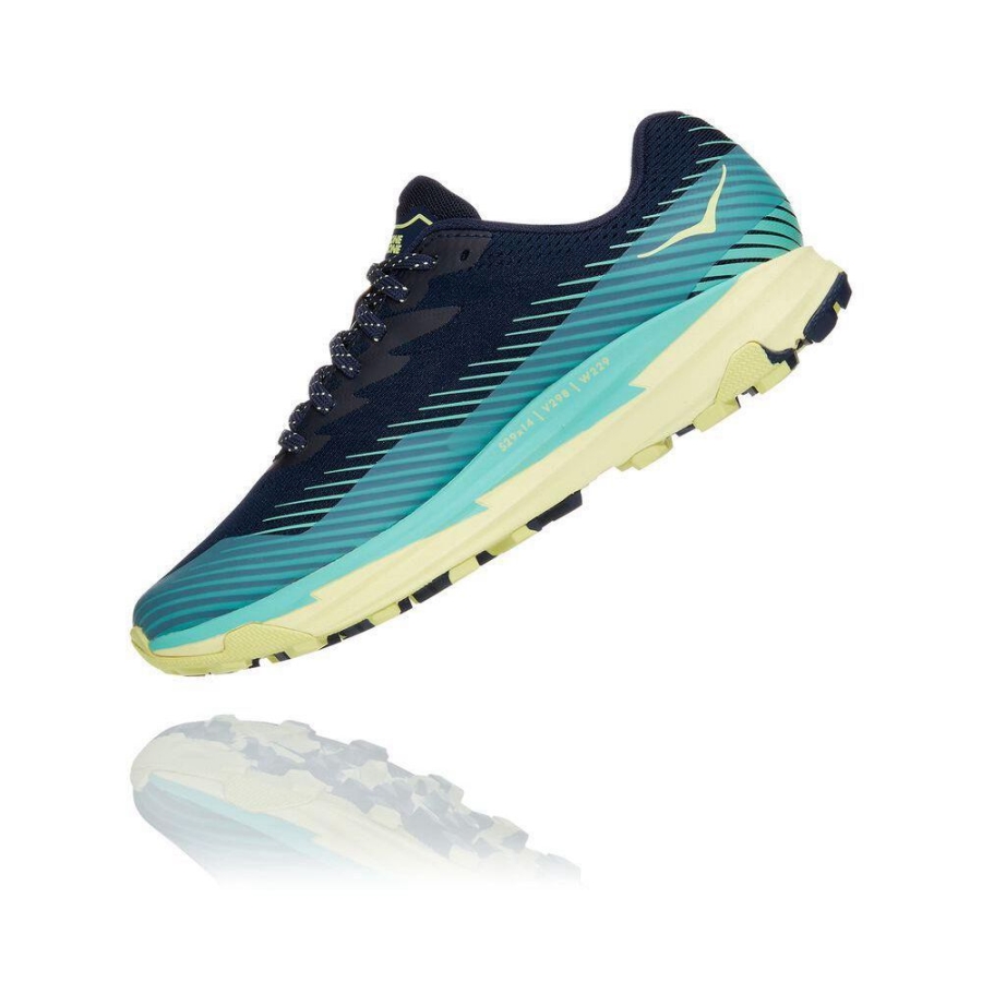 Hoka Torrent 2 Women's Trail Running Shoes Black / Blue | IL10984JO